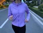 Casual 88% Polyester 4 Way Spandex Ladies Active Jacket For Autumn