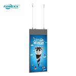 49inch Hanging Digital Signage Screens Dual Sided 700nits Retail Design