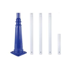 Wholesale OEM Galvanized Steel Solar Street Pole Light Q235 Power Road Lamp Outdoor from china suppliers
