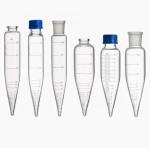 Cenlee Lab Glass 100ml Oil Conical Cylindrical Graduated Centrifuge Tube