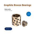 Self Lubricating Solid Inlaid Graphite Plugged Bushings