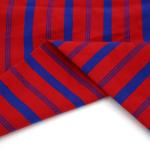 Yarn Dyed Striped Cotton Fabric Eco-Friendly 32S 185gsm Soft Surface