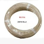 RG316 coaxial cable 50 ohm US military standard High Temperature RG316 Coaxial