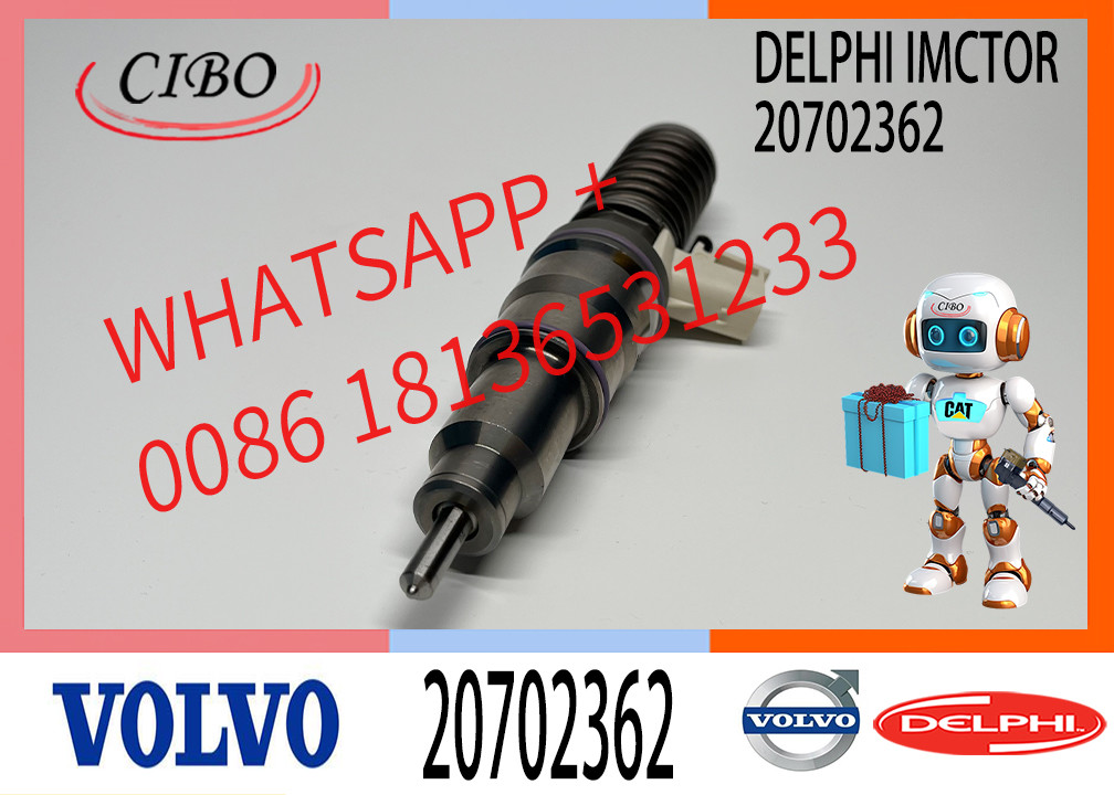 Engine Parts 20702362 21644596 Fuel Injector For VOL-VO Trucks D13 D16 Fuel Injector Nozzle 21569200 21458369 20569291
