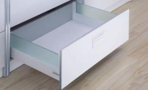 Wholesale Glass Side Panel Bedroom Tandembox Drawer Systems , Twin Wall Inset Drawers from china suppliers