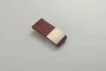 Leather / Zinc Alloy Electroplated Finish Furniture Wardrobe Kitchen Handle