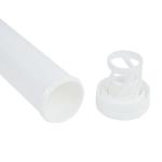 Vitamin C Effervescent Tablets Tube with Twist Lock PP Plastic Medical Capsule