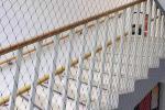 25mm*25mm Opening Knotted Steel Cable Netting As Staircase Fence