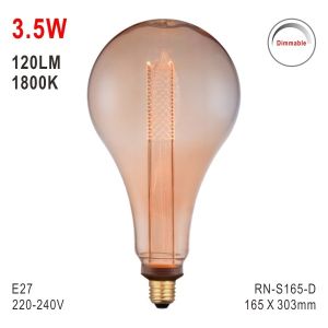 Buy cheap S165 Bulb, Decorative Lamp, E27 LED Bulb, Fashionable Glass Bulb, Energy Saving from wholesalers