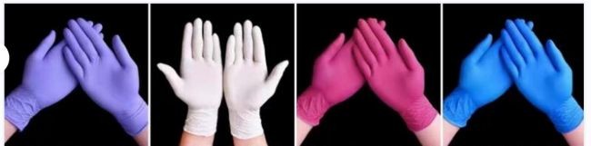 CE Black Protective Disposable Gloves Nitrile Gloves Blue Disposable 3.5gr To 6.5gr