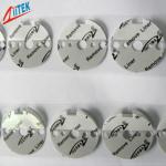 LCD TV Silicone Rubber Thermal Conductive Pad Cooling High Adhesive 2W/mK