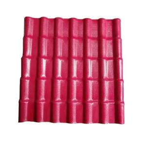 Wholesale 2.3-3.0mm Thickness Household Industrial Plastic ASA Spanish Corrugated Insulation Roofing Panels Sheets with S Tiles from china suppliers