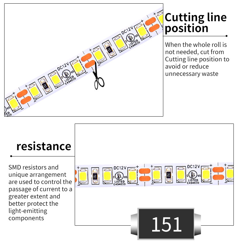12/24VDC Ip68 16W 120leds/m Underwater RGB LED Strip 630nm