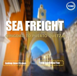 China FOB CIF International Ocean Freight From Qingdao To Puerto Quetzal Guatemala on sale