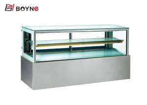 Wholesale Front Glass Commercial Japanese Cake Display Fridge Showcase 2- Layers Bakery Showcase from china suppliers