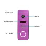 Unique designed HD Video door bell Colour CMOS doorbell camera door video phone