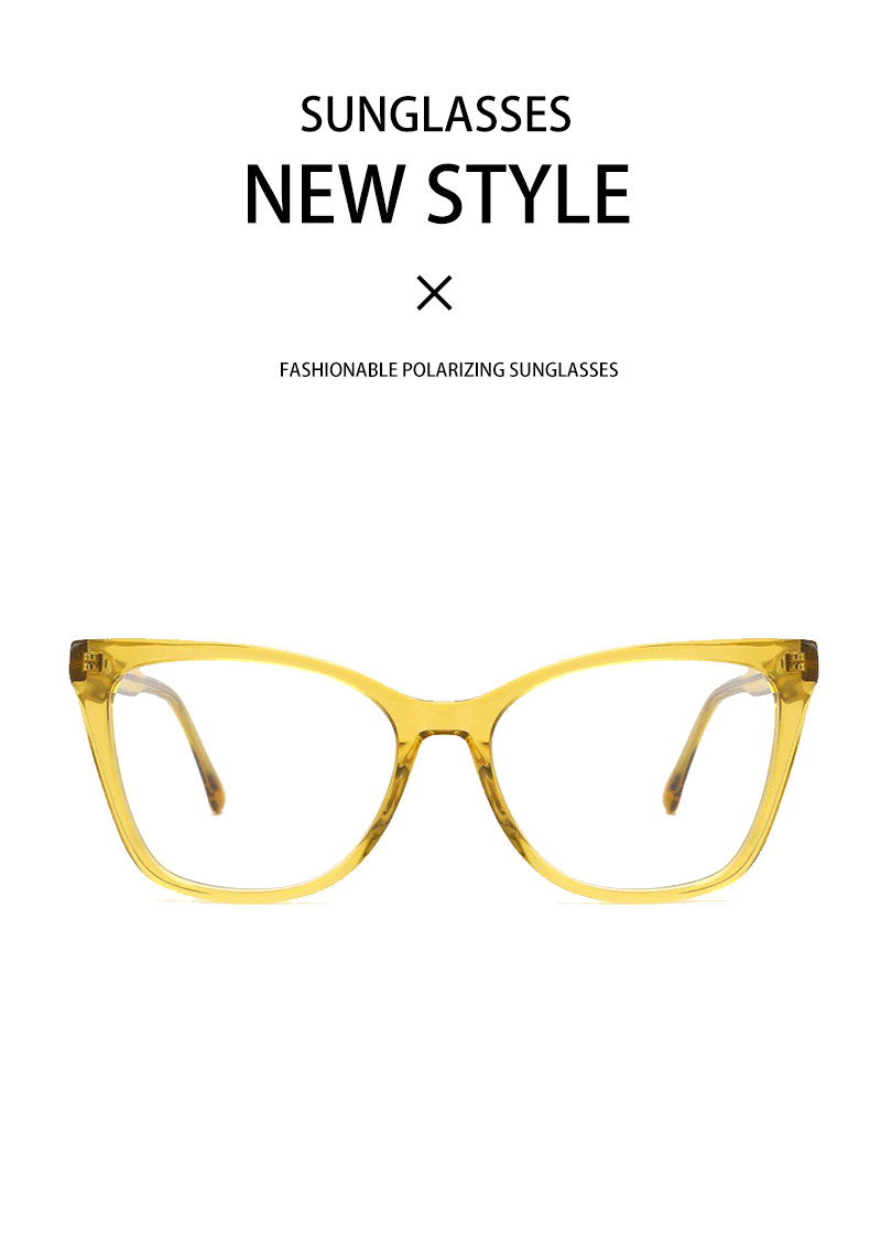 Cat Eye Acetate Optical Frame Eyeglasses For Women Colorful Eyewear