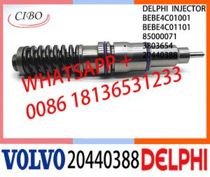Wholesale Common Rail Fuel Diesel Injector BEBE4C01001 BEBE4C01101 20440388 85000071 3803654 E1 for VOL D12 BUS from china suppliers