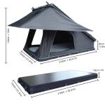 LED Light Aluminium Suv Rooftop Tent Camping Tent On Car Roof For SUV Truck