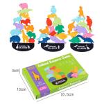 Children 3cm Dinosaur Wooden Building Blocks Toy Animal Town Wooden Blocks