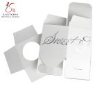White 150mm Length Candle Gift Box Packaging With Custom Logo