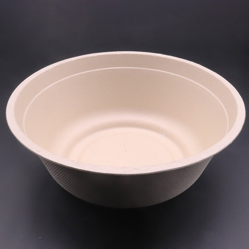 Disposable take away bowls sugarcane packaging bagasse pulp bowls
