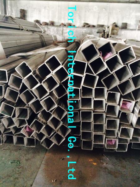 Rectangular Welded Steel Tube , ASTM A554 Welded Stainless Steel Mechanical