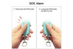 Personal Keychain Alarm Defense Women Anti Attack Rape 130db Led Light Weapon