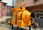 Hydraulic Tipping Hopper Concrete Mixer JZM500 Reversing Drum Mobile Electric