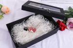 Gift Boxes custom packaging supplies square Velvet Flower Gift Boxes Transparent