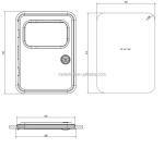 918x663 Motorhome RV Trailer Campers Economy Tear Drop Door With Aluminum Alloy