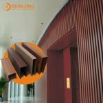Corrosion Resistance U-Shaped Linear Metal Ceiling Silver Aluminum Architectural