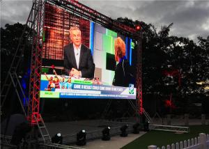 Wholesale P3.91 Led Stage Backdrop Screen , Outdoor Led Display Panels 1/16 Scan Drive Duty from china suppliers