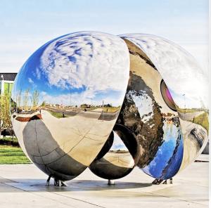 Wholesale 24 Inch Stainless Hemisphere Hollow Half Sphere , Hollow Steel Ball from china suppliers
