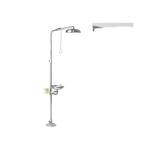 Foot Pedal Lab Fittings Eye Shower Emergency Shower And Eyewash Station 11.4L