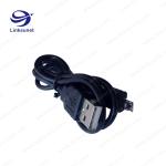 Black Length Customized Soldering USB Cable Wiring Harness Full Automatic