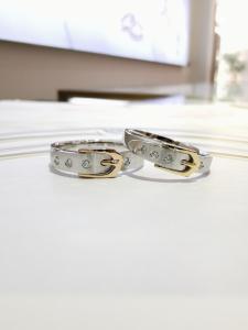 China OEM Men17.5 Women12.5 Matching Promise Rings For Couples on sale