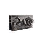 Unglazed Buddhist Temple Chinese Grey Clay Roof Tile Eco Friendly Long Lasting
