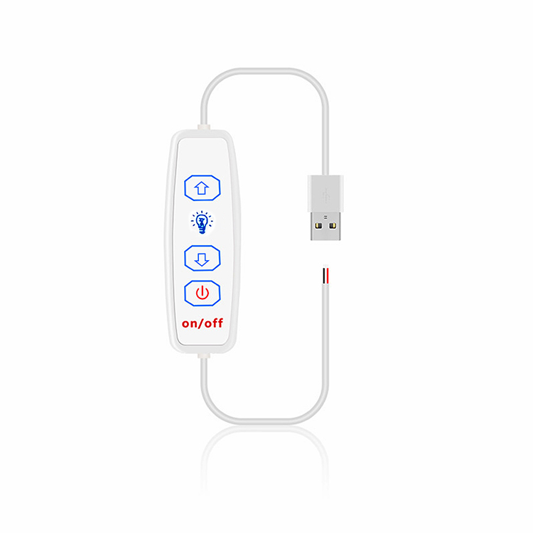 USB Switch on off Cable Dimmer for LED Strip
