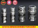 Waterproof Metallic Cable Glands, Metric Thread, M6x1.0~M150x2, Brass Nickel