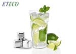 Mirror Polish Wine Cooling Stainless Steel Ice Cubes Unbreakable Sturdy