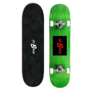 Wholesale 31.6inch Green Decks Complete Skateboards Street Skate With 7 Layer Chinese Maple from china suppliers