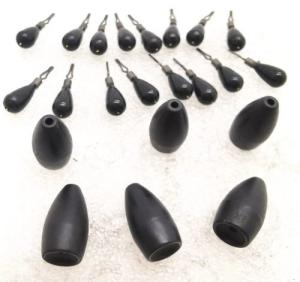 Wholesale Smooth Inner Hole Tungsten Fishing Sinker For Carolina Rig from china suppliers