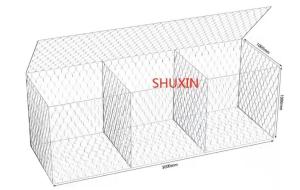 Wholesale 3.0mm 3x1x1m Galvanized Gabion Boxes Iron Heavy Duty Stone Filled For Roads And Bridges from china suppliers