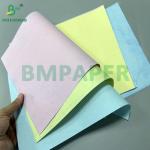 50gram 55gram Blue Yellow Color NCR Carbonless Invoice Paper With 640 x 900mm
