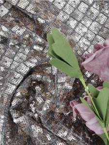 Wholesale Polyester Sequin Embroidery Fabric Sequin Lace Fabric For Party Dress from china suppliers