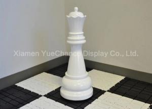 China Durable Big Size Christmas Window Decoration Fiberglass Chess Piece Queen on sale
