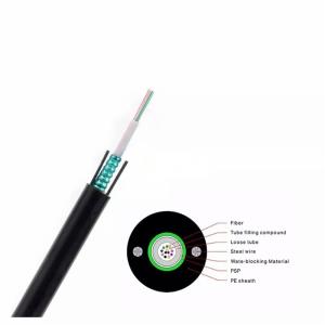 Wholesale GYXTW OM3 Multimode Fiber Optic Cable – 2 to 24 Core Outdoor Armored Central Tube Cable from china suppliers