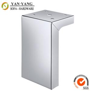 Wholesale 12cm high durable furniture legs chrome metal T shaped table legs SL-121 from china suppliers