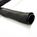Fireproof Protection Net Fiber Optic Tools Black PET / Nylon Flame Retardant